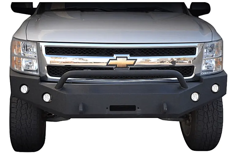 Dv8 Offroad Chevy Silverado 1500 2007-2013 Front Bumper  With Hoop Winch Ready Fbcs1-01 1