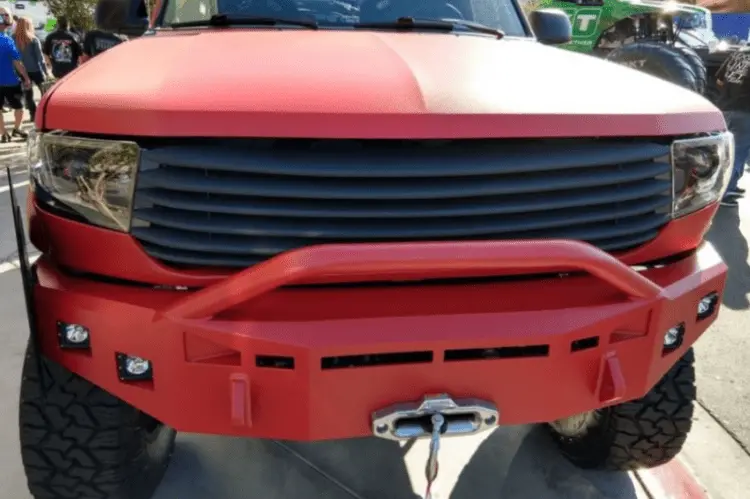 Fusion 9296Fordbrfb Ford Bronco 1992-1996 Front Bumper 1