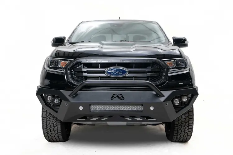 Fab Fours Fr19-D4852-1 Ford Ranger 2019-2023 Vengeance Front Bumper Pre-Runner Guard 1