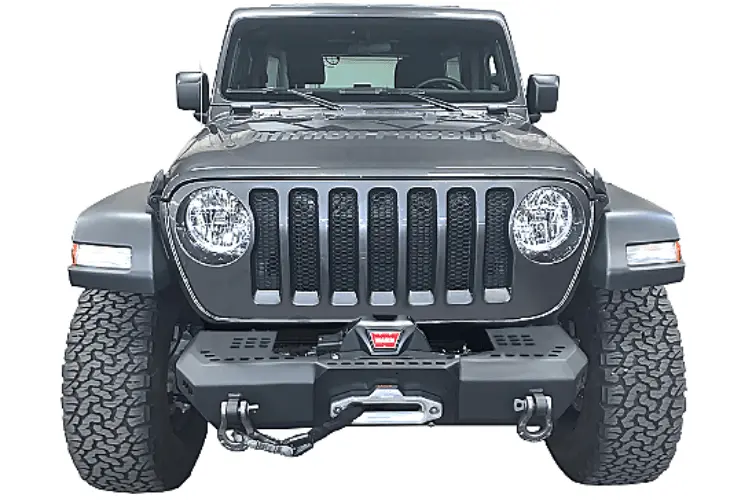 Warrior 6527 Jeep Wrangler Jl 2018-2024 Mod Series Front Bumper Stubby 1