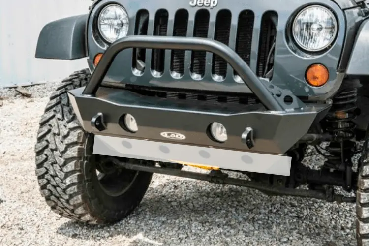 Lod Offroad Destroyer Front Bumper Jeep Wrangler Jk 2007-2017 Shorty With Bull Bar Guard Jfb0703 1