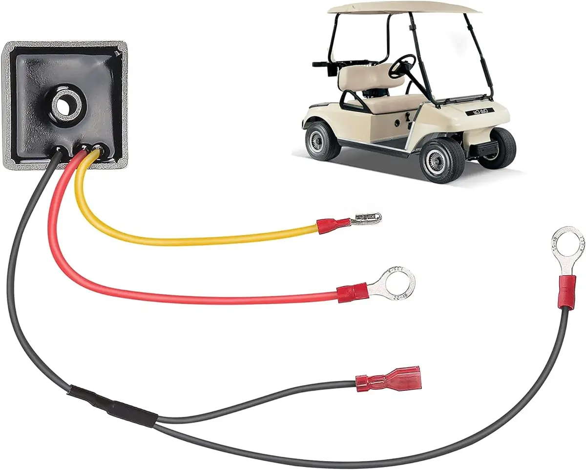 Golf Cart Voltage Regulator Rectifier For Club Car Ds & Carryall 1992-Up Gas - 10L0l 1