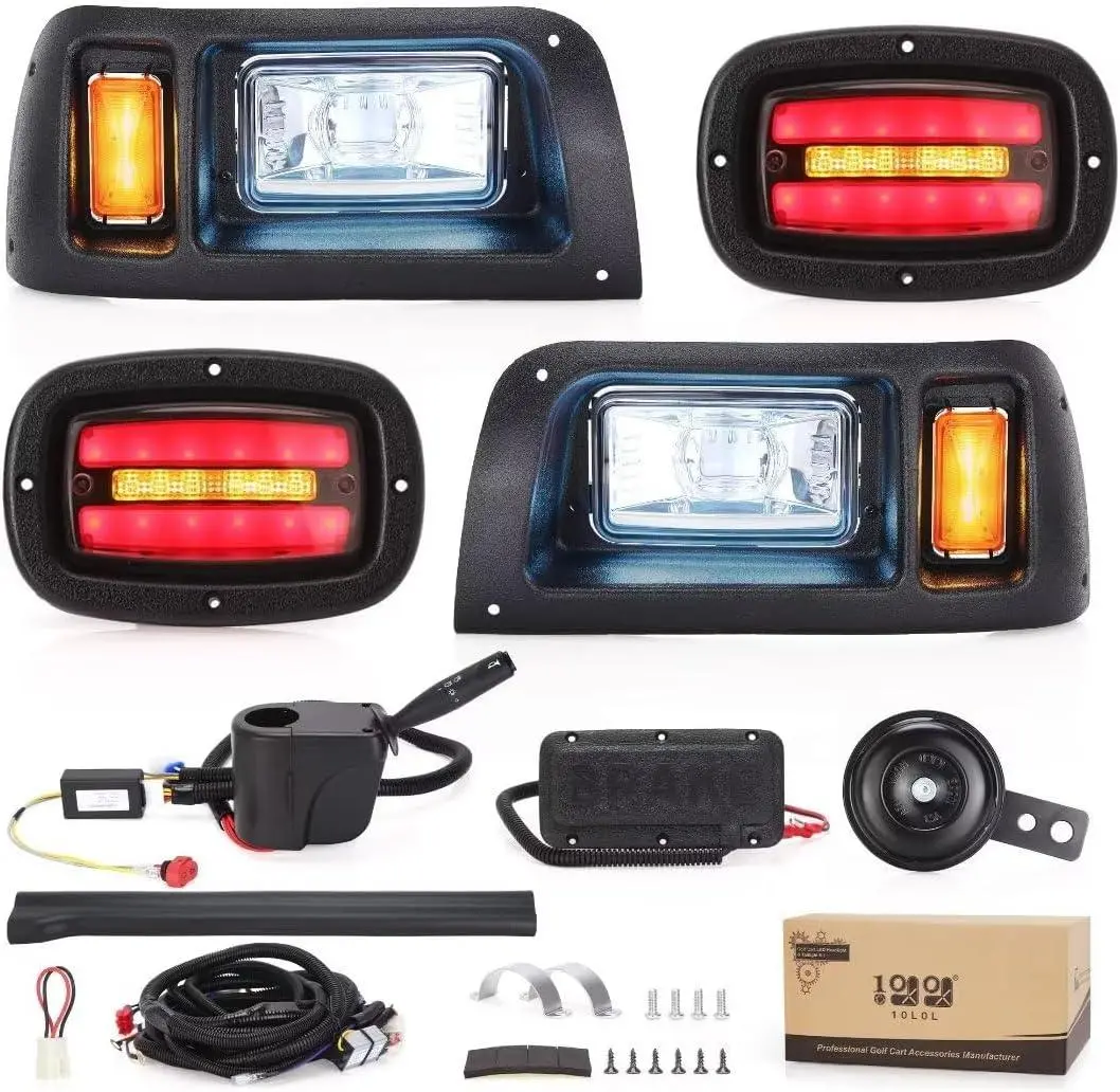 Golf Cart Led Light Kit For Club Car Ds G&E - 10L0l 1