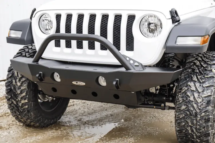 Lod Offroad Destroyer Front Bumper Jeep Wrangler Jl 2018-2020 Mid-Width With Bull Bar Guard Jfb1813 1