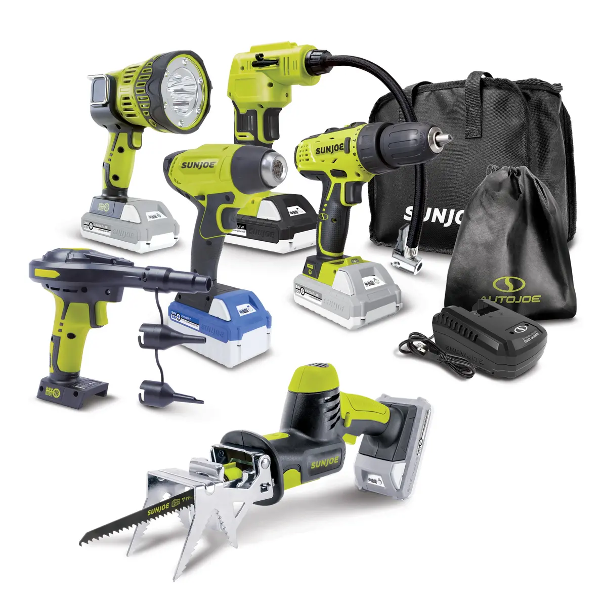 Sun Joe Complete Power Tool Bundle 1