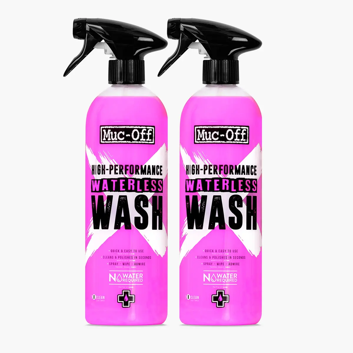 2 X High Performance Waterless Wash - 750Ml 1
