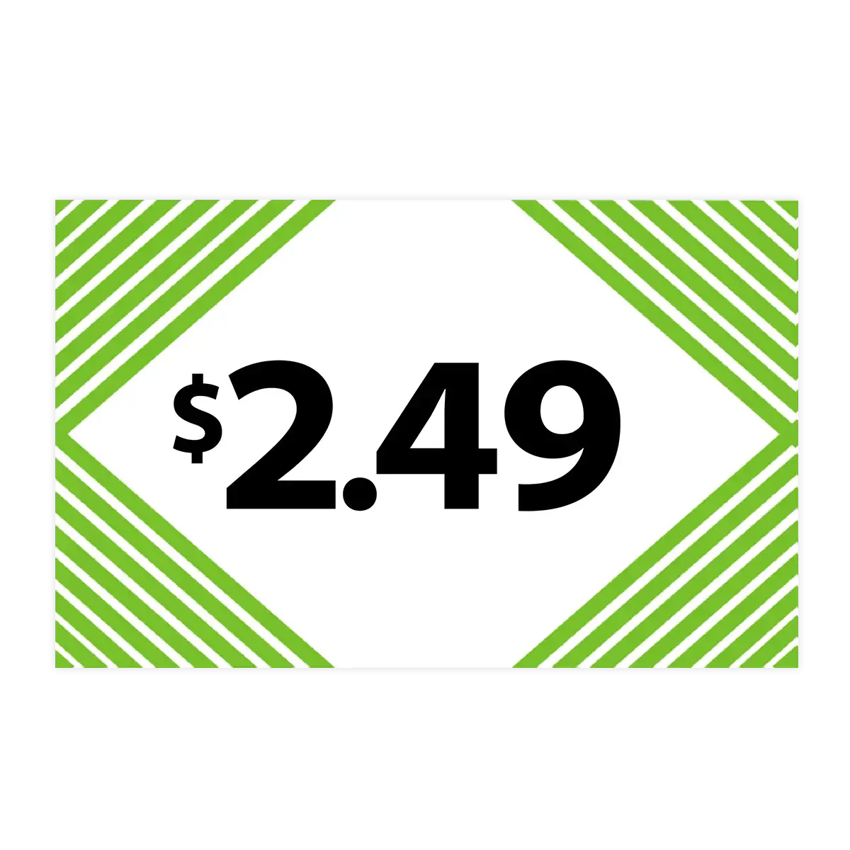 Merchandising Fixture - $2.49 Retail Tag 25 Per Pack 978330 1
