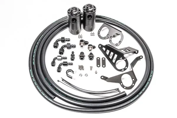 Radium Engineering Dual Catch Can Kit - 94-98 Toyota Supra (Jza80) 1