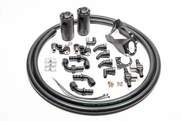 Radium Engineering Dual Catch Can Kit - 89-94 Nissan Skyline Gt-R (R32) 1