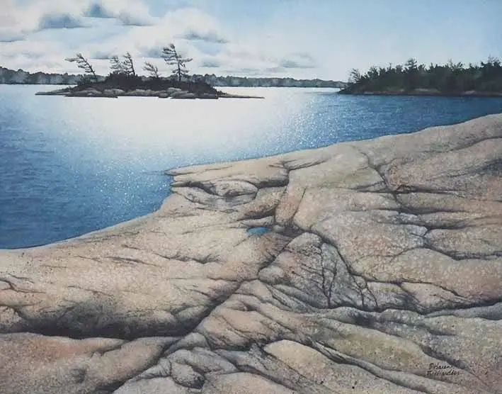 Killarney Afternoon Light, Watercolour On Panel, 11 X 14" (Sold) 1