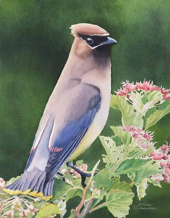 A Regal Gaze, Watercolour On Panel, 14 X 11" (Sold) 1