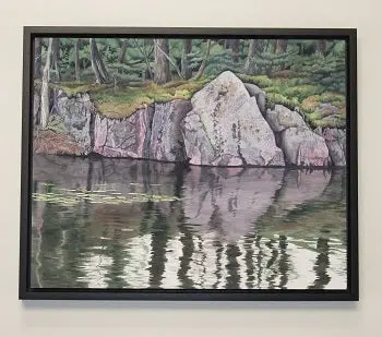 Northern Reflections, Watercolour On Panel, 16 X 20" (Sold) 2