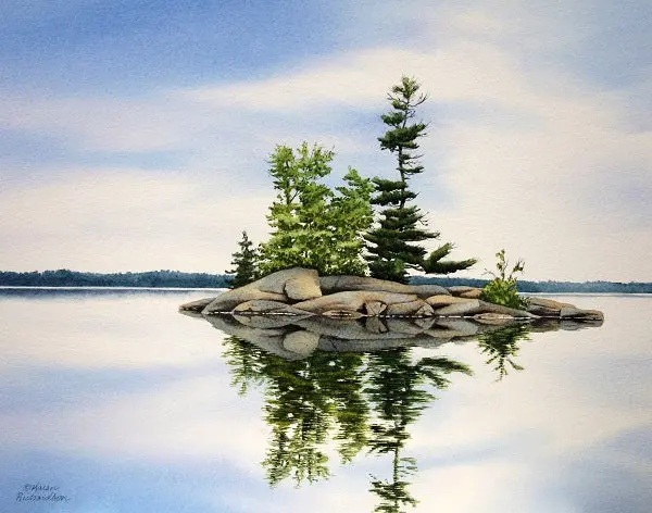 In This Moment, Watercolour On Panel, 11 X 14" (Sold) 1