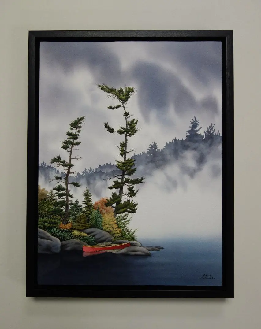 Just Breathe, Watercolour On Panel, 16 X 12" (Sold) 2