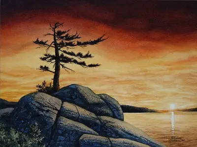 Morning Has Broken, Watercolour On Panel, 9 X 12" (Sold) 1