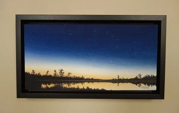 Summer Constellations, Watercolour On Panel, 6 X 12" (Sold) 2