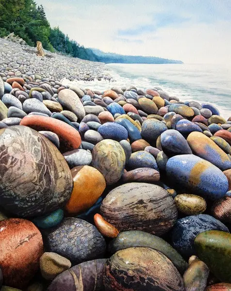 Superior Jewels, Watercolour On Panel, 20 X 16" (Sold) 1