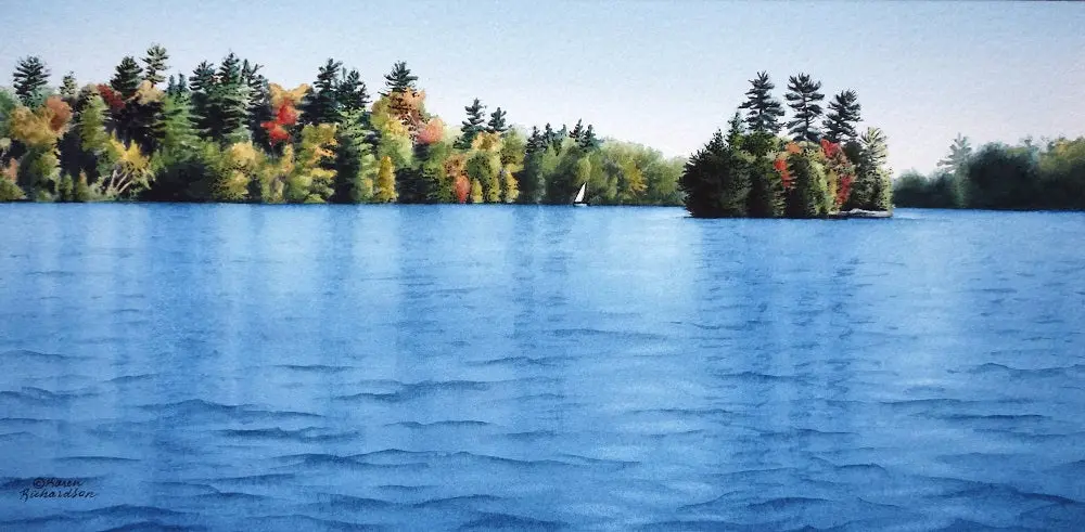 A Piece Of Heaven, Watercolour On Panel, 6 X 12" (Sold) 1