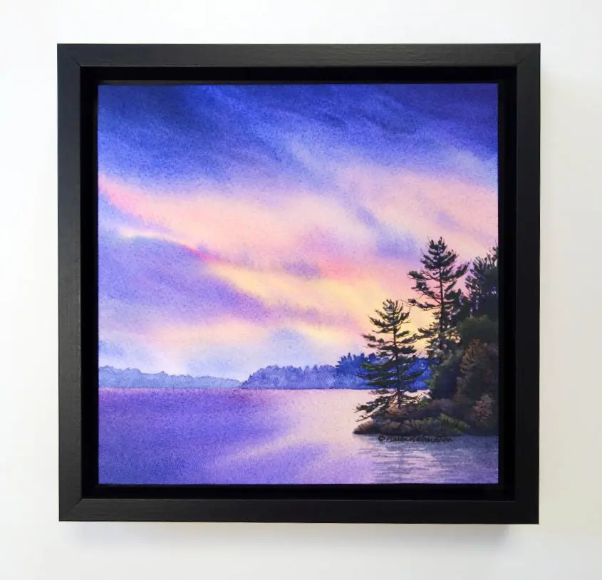 The Place I Belong, Watercolour On Panel, 8 X 8" (Sold) 2