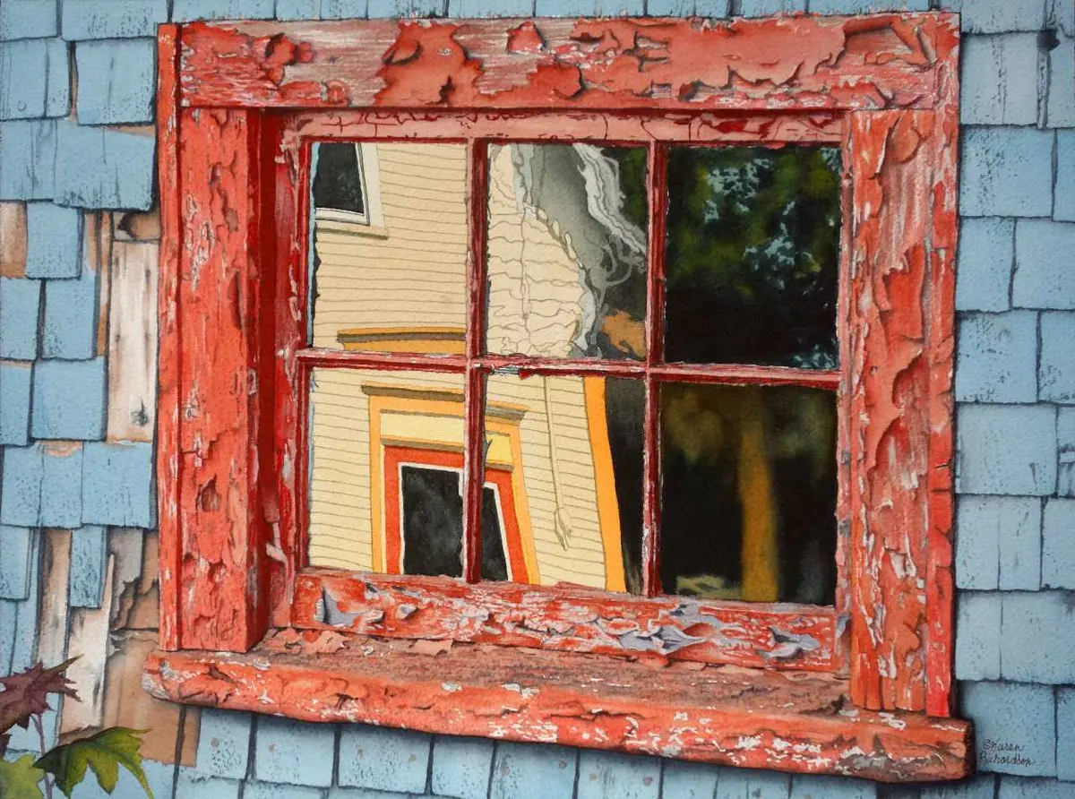 Reflections Of Yesterday, Watercolour On Panel, 12 X 16" (Sold) 1