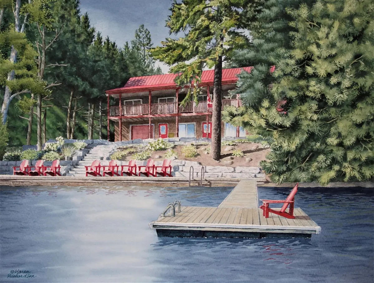 Our Place, Watercolour On Panel, 11 X 14" (Sold) 1