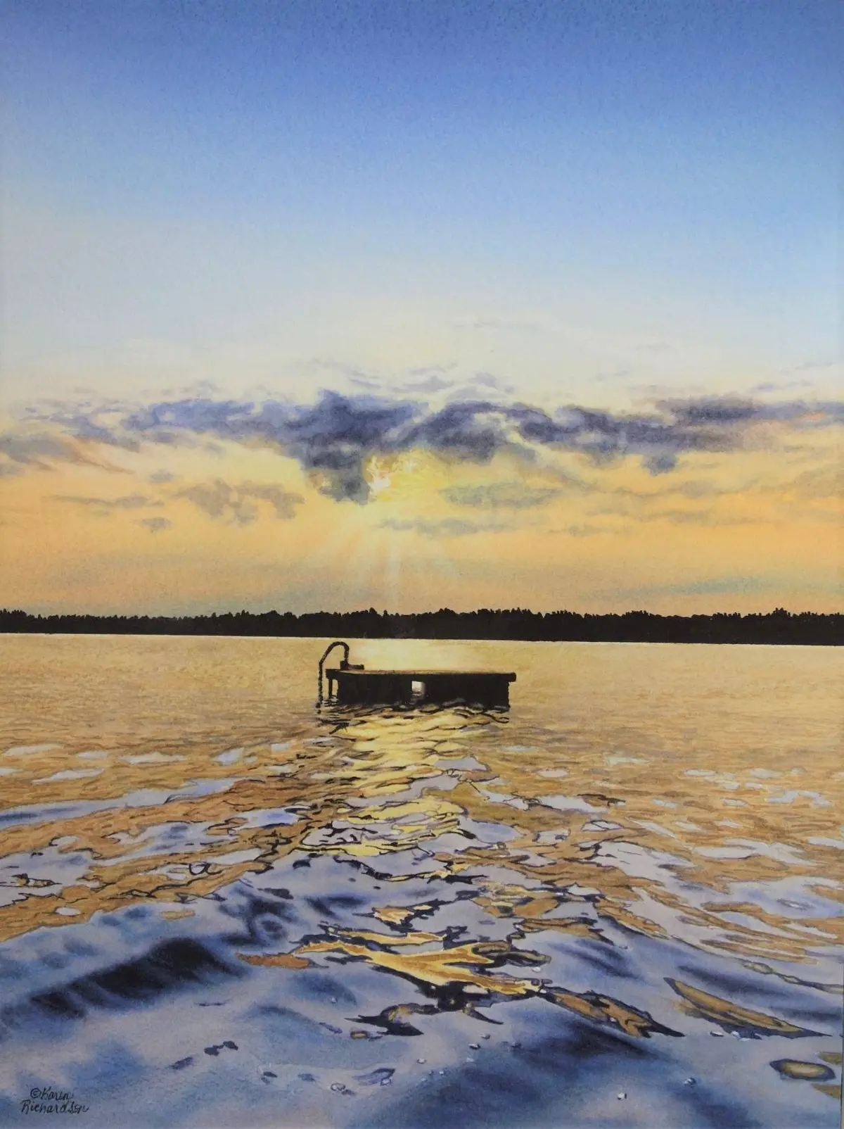 Shining Waters: Custom Art Prints 1