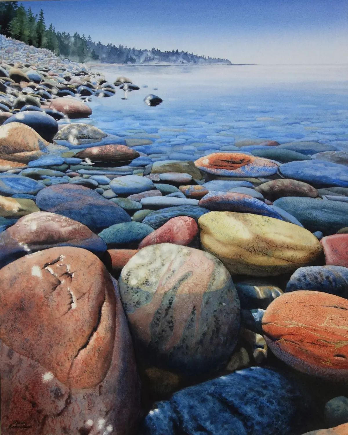 Bathing Beauties, Watercolour On Panel, 20 X 16" (Sold) 1