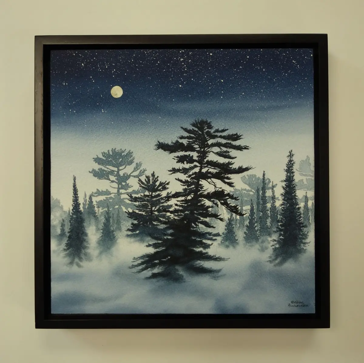 Magic In The Mist, Watercolour On Panel, 12 X 12" (Sold) 2