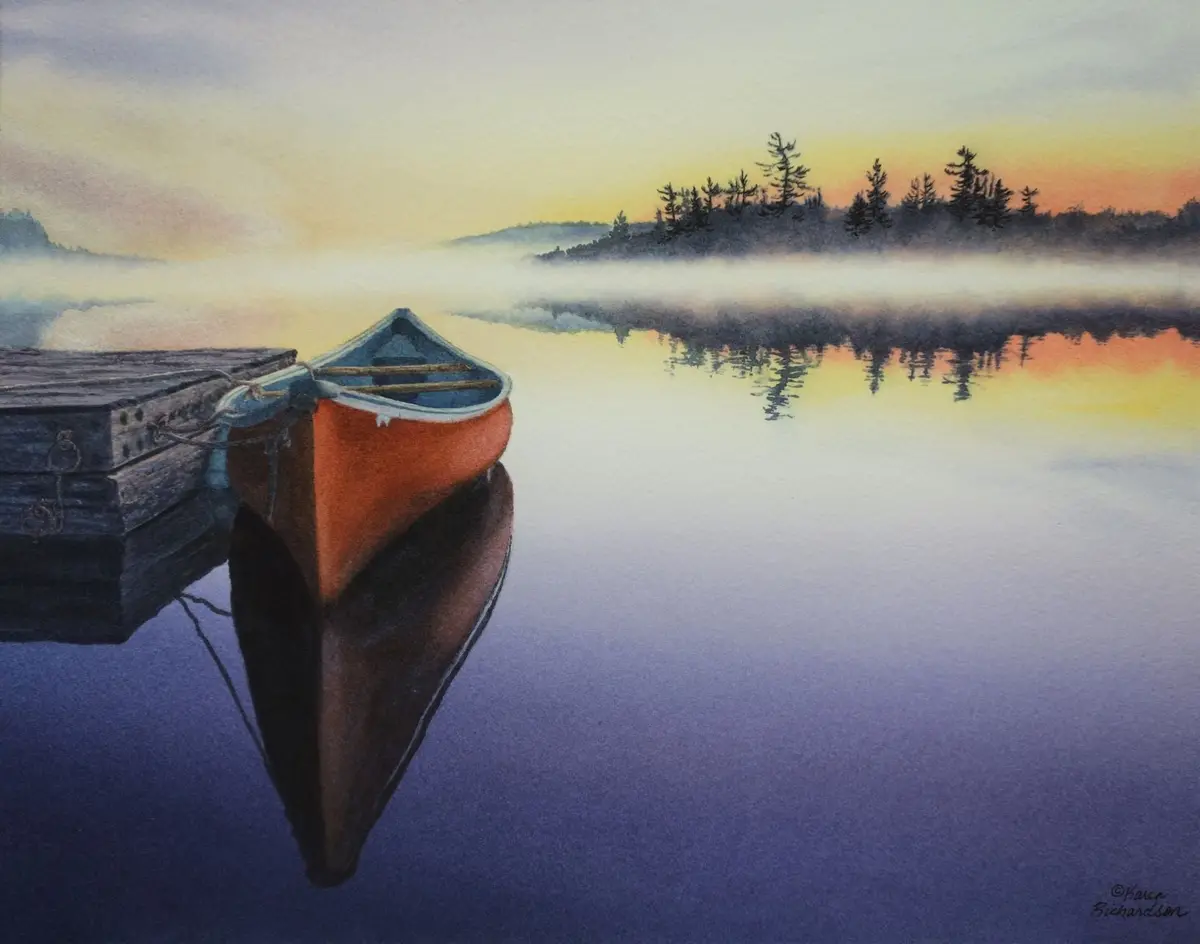 Take Me There Again, Watercolour On Panel, 11 X 14" (Sold) 1