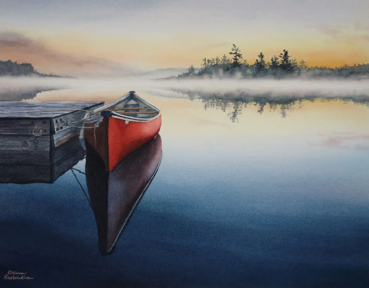 Take Me There, Watercolour On Panel, 11 X 14" (Sold) 1