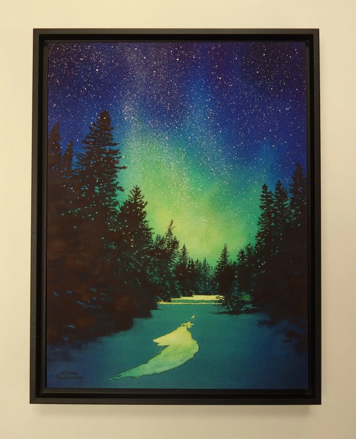 A Night To Remember, Watercolour On Panel, 16 X 12" (Sold) 2