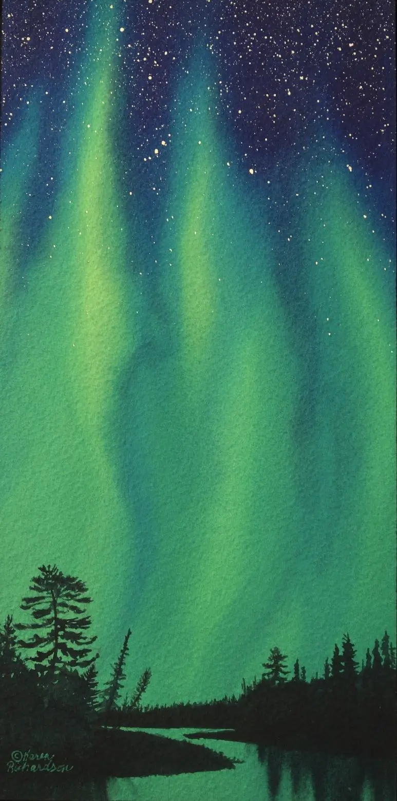 All That You Dream, Watercolour On Panel, 12 X 6" (Sold) 1