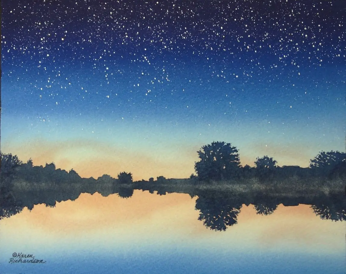 I Love A Happy Ending, Watercolour On Panel, 8 X 10" (Sold) 1