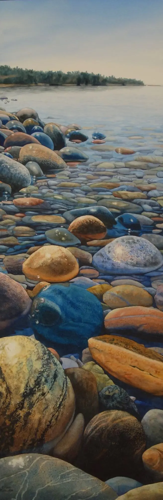 Simply Superior, Watercolour On Panel, 36" X 12" (Sold) 1