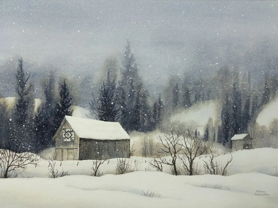 The Enchantment, Watercolour On Panel, 12 X 16" (Sold) 1