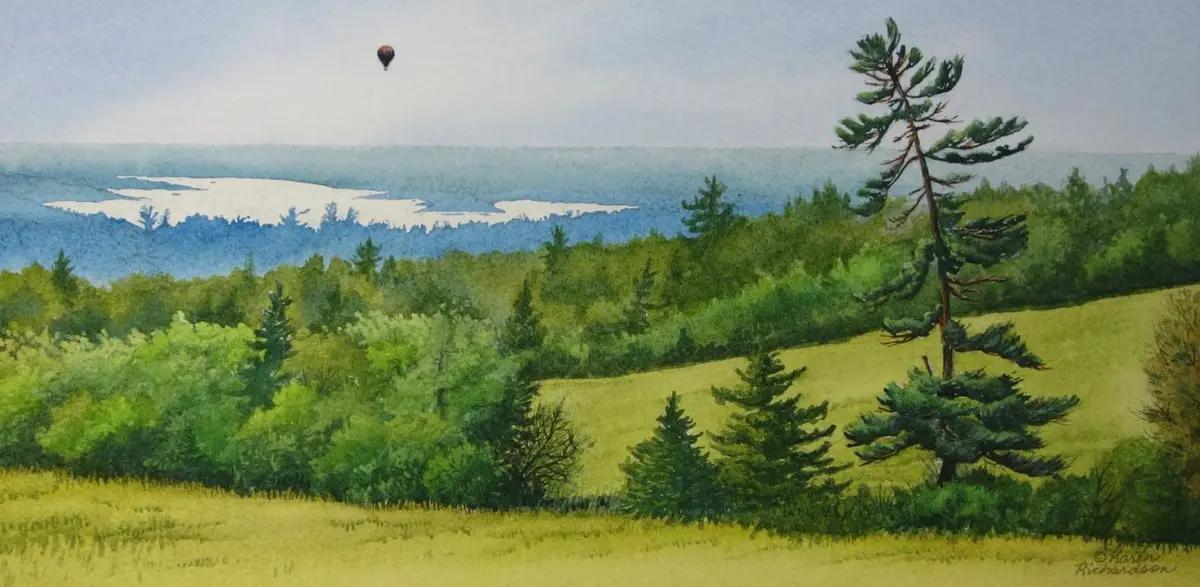 I Will Wait For You, Watercolour On Panel, 6 X 12" (Sold) 1