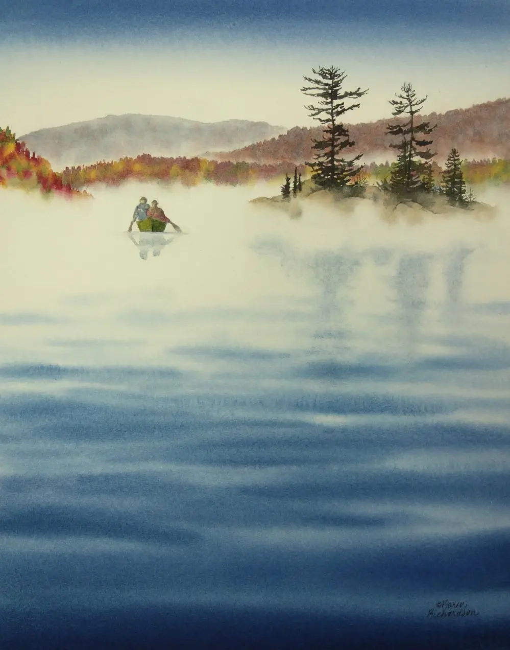 Making Memories, Watercolour On Panel, 14 X 11" (Sold) 1