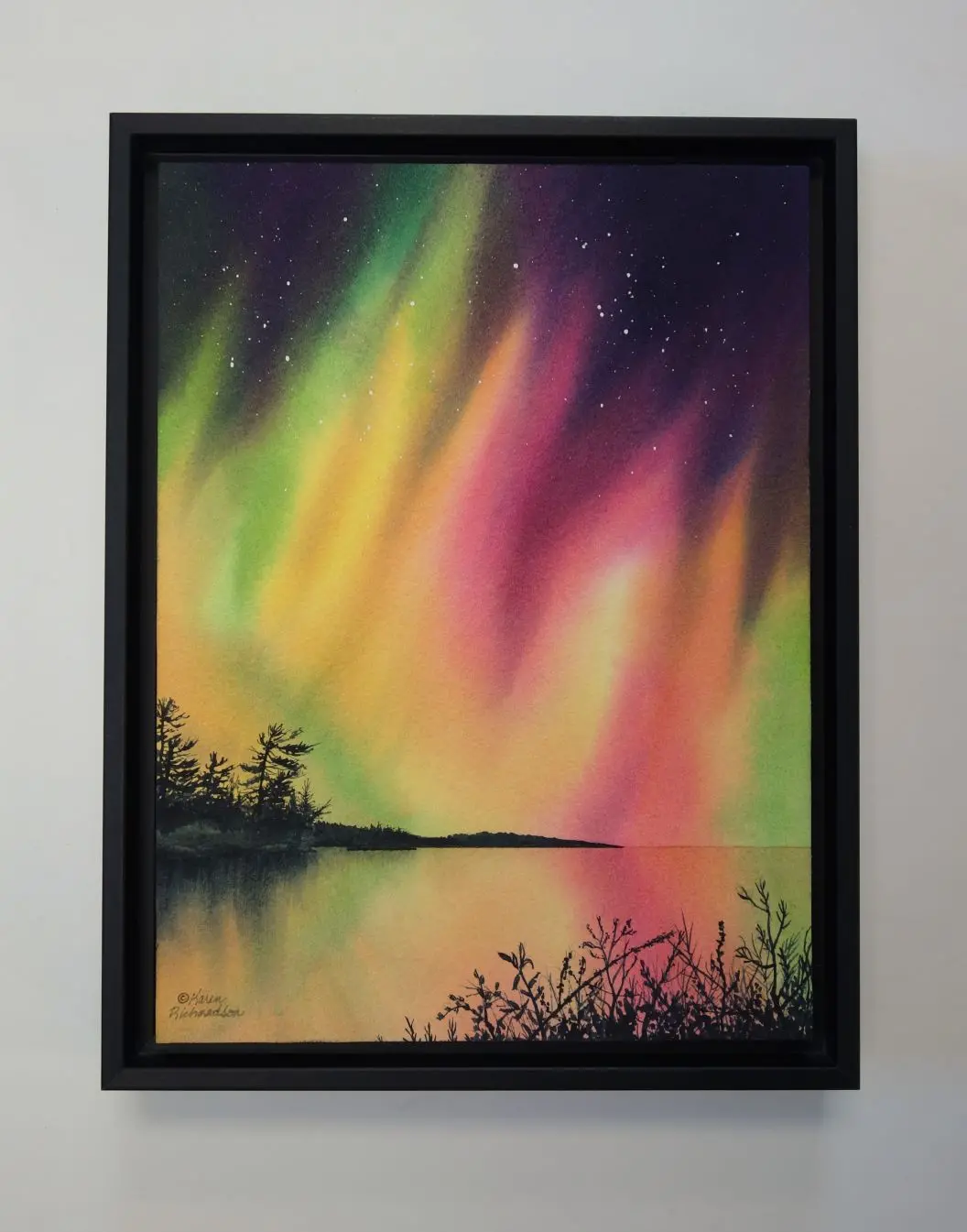 Evening Magic, Watercolour On Panel, 12 X 9" (Sold) 2