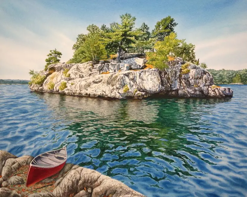 And Nothing Else Matters, Watercolour On Panel, 16 X 20" (Sold) 1