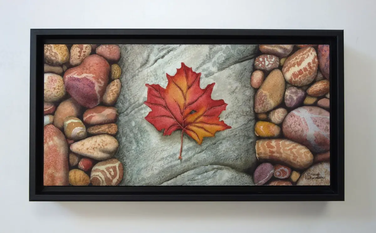 Canada Rocks! #5, Watercolour On Panel, 6 X 12" 2