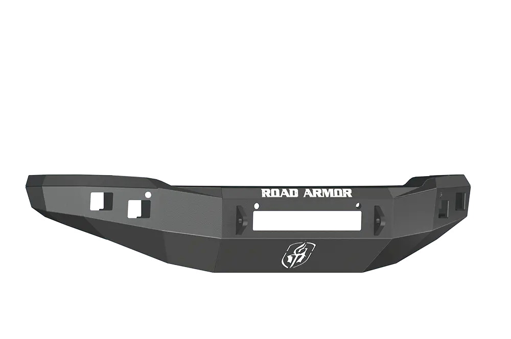 Road Armor Stealth 214R0b-Nw 2014-2015 Gmc Sierra 1500 Front Non-Winch Bumper No Guard, Black Finish And Square Fog Light Hole 1