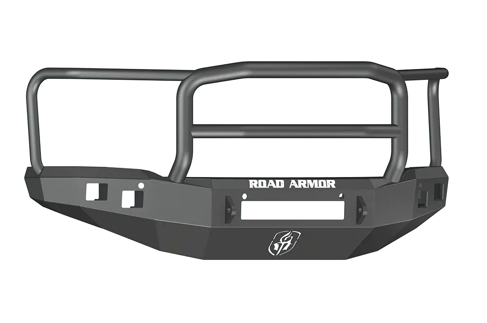 Road Armor Stealth 214R5b-Nw 2014-2015 Gmc Sierra 1500 Front Non-Winch Bumper With Longstar Guard, Black Finish And Square Fog Light Hole 1