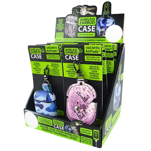 Earbud Case Key Chain - 8 Pieces Per Retail Ready Display 21659 1