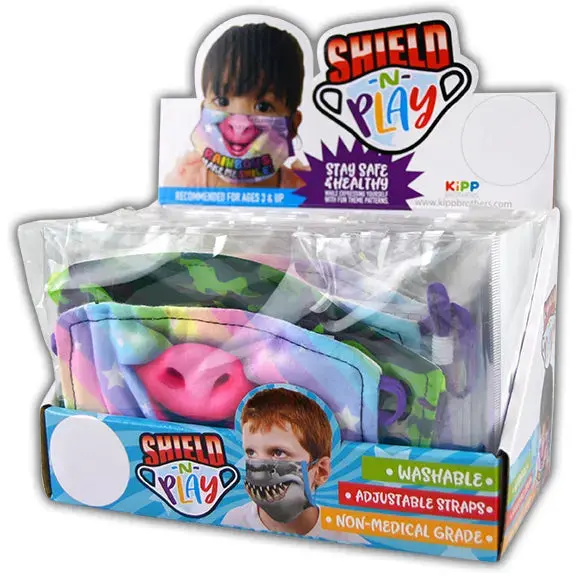 Poly Kid Face Cover 24 Pieces Per Retail Ready Display 21895 1
