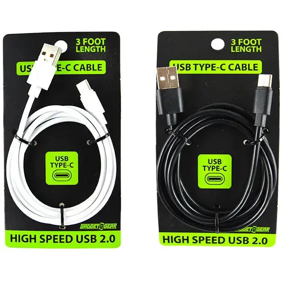 Charging Cable Usb To Usb-C 3Ft - 4 Pieces Per Pack 22444 1