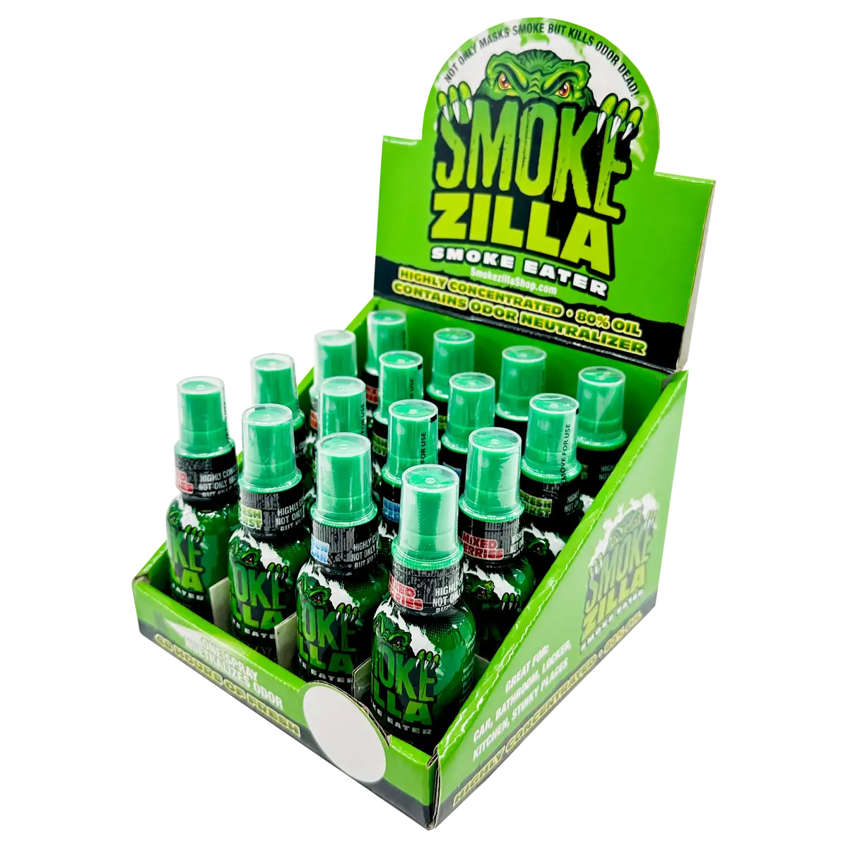 Air Freshener Smoke Eater Spray - 16 Pieces Per Retail Ready Display 22623 1