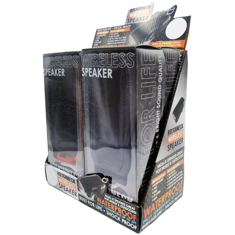 Wireless Waterproof Speaker With Fm Radio - 4 Pieces Per Retail Ready Display 22874 1