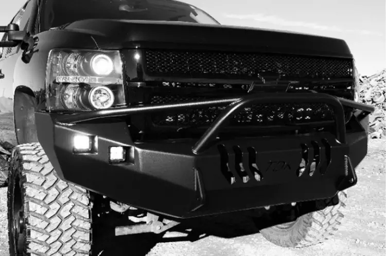Throttle Down Kustoms Bpre0713ch1500 Chevy Silverado 1500 2007-2013 Front Bumper Pre-Runner Bar 1