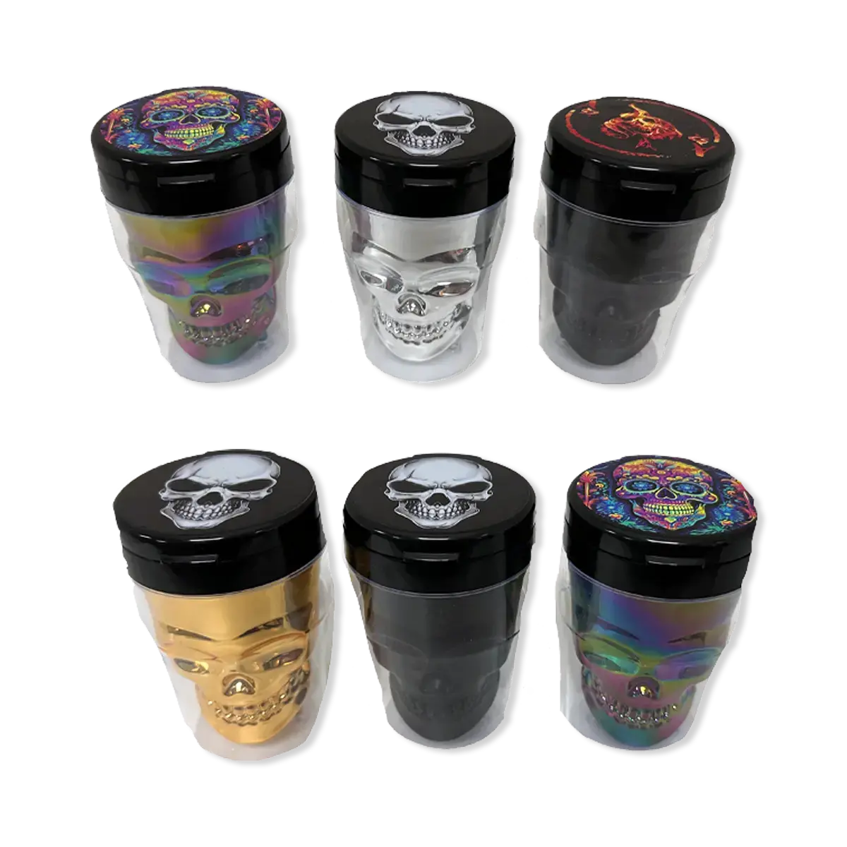 Skull Butt Bucket Ashtray - 6 Pieces Per Pack 23301Az 1