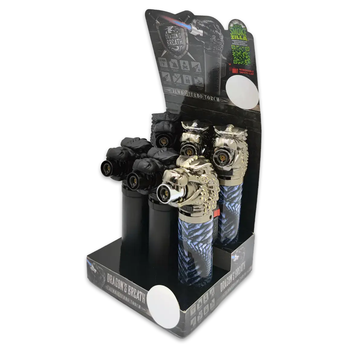 Dragon Xxl Torch Lighter - 6 Pieces Per Retail Ready Display 23386 1